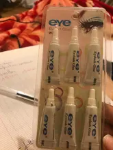 6 uds impermeable pestañas pegamento pestañas postizas extensión pasta adhesiva