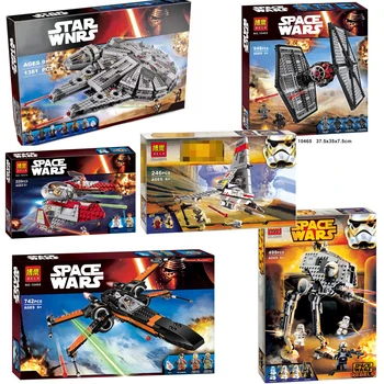 For lepin Star wars Millennium AT-ST Walker First Order BB-8 Special Falcon Forces TIE X-wing Fighter Building Blocks toys
For lepin Star wars Millennium AT-ST Walker First Order BB-8 Special Falcon Forces TIE X-wing Fighter Building Blocks toys