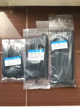 Juego de cables de nailon de autosujeción, conjunto de tirantes de plástico, 3x300, 3x100, 4x150, MRO, suministro Industrial, sujetadores y Cable de Hardware, 200 Uds.