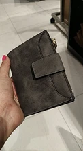 Cartera de cuero con broche para mujer, monedero pequeño y delgado, tarjetero, billetera y cartera de diseñador de marca de lujo, 2021