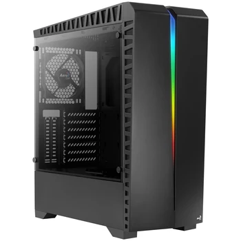 Aerocool Scar box PC, ATX, glass tempered, RGB 15 modes, Fan 12cm, ABS synthetic, SPCC, Black
Aerocool Scar box PC, ATX, glass tempered, RGB 15 modes, Fan 12cm, ABS synthetic, SPCC, Black