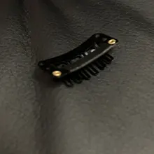 Alileader-Clips de extensión para extensiones de cabello humano, 20 unids/lote, Clip para extensiones, peine de Metal para cierre