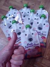 Bolsa de almacenamiento con dibujos animados para niños, bolsa para leche de pecho, alimento reutilizable para bebé, bolsas de alimentación con doble cremallera, 200ML, 4 Uds./8 Uds. Por paquete