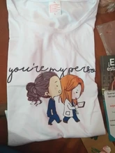 Camiseta de You Are My Person Harajuku para mujer, remera con estampado de amor ECG de los 90, Camisetas estampadas creativas oscuras y Twisty