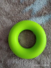 1 Uds 7cm fuerza de agarre de la mano de anillo de entrenamiento de fuerza muscular de goma anillo Fitness cuerpo edificio carpiano expansor de entrenamiento anillo de dedo