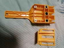 Plantilla de plástico ABS para perforación de madera con 3 orificios, plantilla de pasador rápido para taladrar madera, con orificios de 3 medidas, 6, 8 y 10mm, perforadora de bolsillo, para carpintería