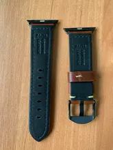 Pulsera Vintage para Apple Watch, banda de cuero vacuno, 44mm, 40mm, 42mm, 38mm, 6 SE, 5, 4, 3, correa de reloj para iWatch