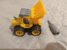 Rompecabezas DIY para niños, coche de bloques de construcción de ingeniería, juguetes educativos para niños, montaje de tuercas, vehículo, excavadora, juguete