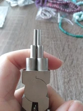 Juegos de herramientas de joyería DIY con Alicates de punta redonda de acero al carbono y cable de cobre para joyería DIY, colores mezclados F80