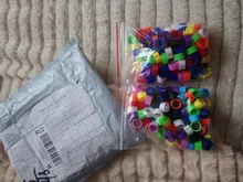 Anillos de Clip de plástico para pájaros de 8MM y 10MM de diámetro interior, Anillo de pie de color para Paloma, 10 colores, artículos para Paloma, 100 Uds.