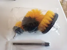 4 unids/set taladro cepillo limpiador limpieza cepillos con varilla de extensión para coche de lechada de bañera y ducha cocina Auto cuidado de limpieza herramientas