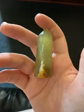 Copos de nieve naturales de punto cristalino, Jade curativo, Obelisco, varita de cuarzo, adorno de obelisco para decoración del hogar, pirámide de piedra de Reiki de energía, 1 ud.