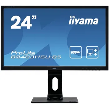 

Iiyama ProLite B2483HSU-B5 screen for PC 61 cm (24 ") 1920x1080 pixels Full HD LED flat matte black