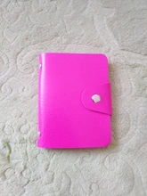 Tarjetero con hebilla de cuero PU para hombre y mujer, Cartera de viaje, tarjetero de identificación de negocios, a la moda, AIC88