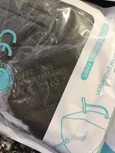 Mascarilla FFP2 KN95 para adultos, máscara respirador Facial con filtro KN95 fpp2, colorida, a prueba de polvo, color negro