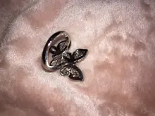 Anillo de compromiso de Dos mariposas para mujer, sortija de 22 estilos, diseño de garras de zirconia, regalo de aniversario de boda