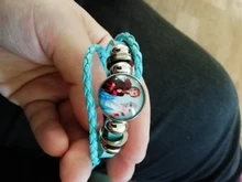 Disney-joyería de maquillaje de Frozen 2, Elsa, Anna, Princesa, pulsera de piel de vaca de dibujos animados, figuras de acción, juguetes para niñas