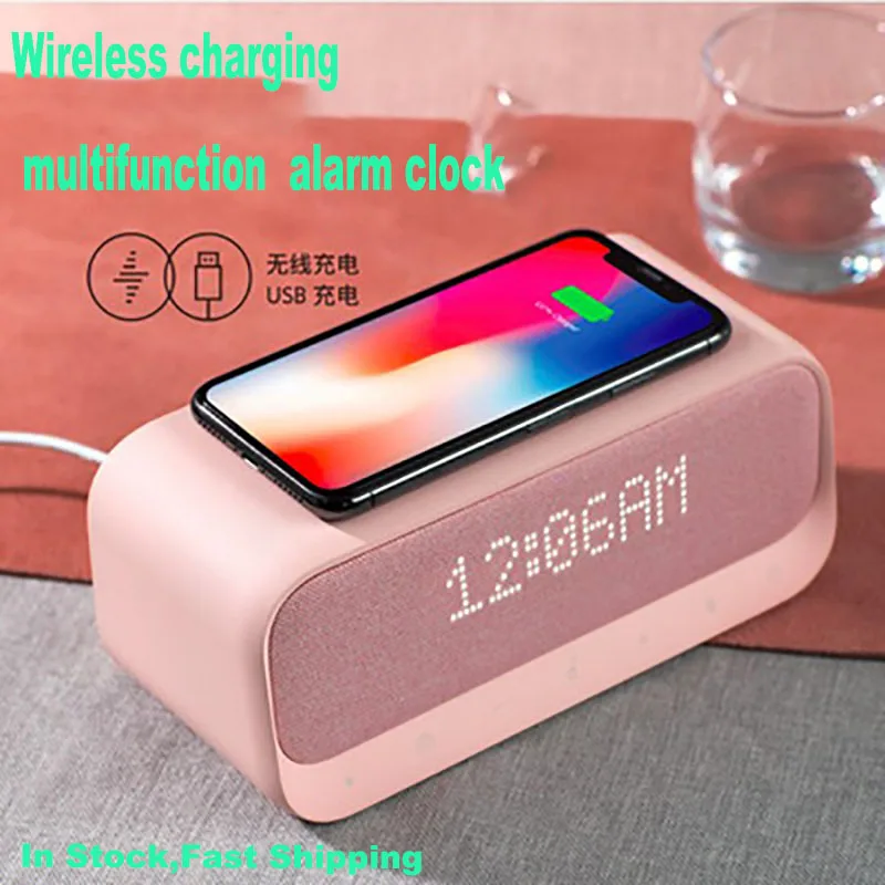Bluetooth колонка с будильником FM радио и зарядным устройством|Портативные колонки| |
