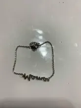 RIR de acero inoxidable mamá pulsera de enlace de cadena de oro pulsera regalo para el Día DE LA Madre nueva mamá regalos