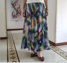 Faldas largas de color liso para mujer, falda larga de tubo de talla grande elástica de punto, falda Maxi negra de cintura alta