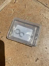 CANNER-pendientes de plata de ley 925 para Mujer y hombre, Piercing con hebilla de hueso del oído, círculo redondo, minimalista, para fiesta