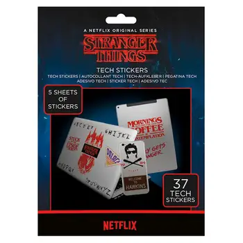 STRANGER THINGS - TECH STICKERS STICKERS STICKERS gift decoration
STRANGER THINGS - TECH STICKERS STICKERS STICKERS gift decoration