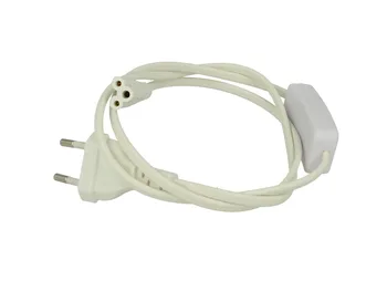 Power cable with switch socket Euro Standard plug male for ceiling light tube Led T5 All In One with wire long 1
Power cable with switch socket Euro Standard plug male for ceiling light tube Led T5 All In One with wire long 1
