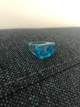 FFLACELL 2020 de moda de verano de acrílico geométrico Irregular bola de cristal transparente resina anillos de colores para la joyería de las mujeres regalos