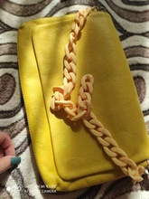 Correa de hombro de resina acrílica para ordenador desmontable, accesorio de repuesto para bolso, manijas de cadena, Color sólido, ancho, 30cm/41cm, 1 ud.
