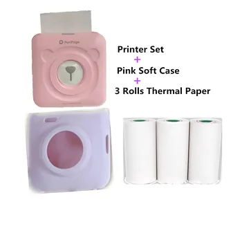 GOOJPRT A6 Peripage Bluetooth Portable Mini Photo Printer Pocket Mini Label Thermal Printer with Protection Case for Android iOS
GOOJPRT A6 Peripage Bluetooth Portable Mini Photo Printer Pocket Mini Label Thermal Printer with Protection Case for Android iOS