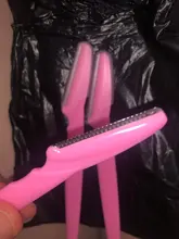 Recortador de cejas, afeitadora de cejas, removedor de pelo, hoja de afeitar segura, herramientas de maquillaje de rostro belleza, tijeras de cejas, 3 unids/lote