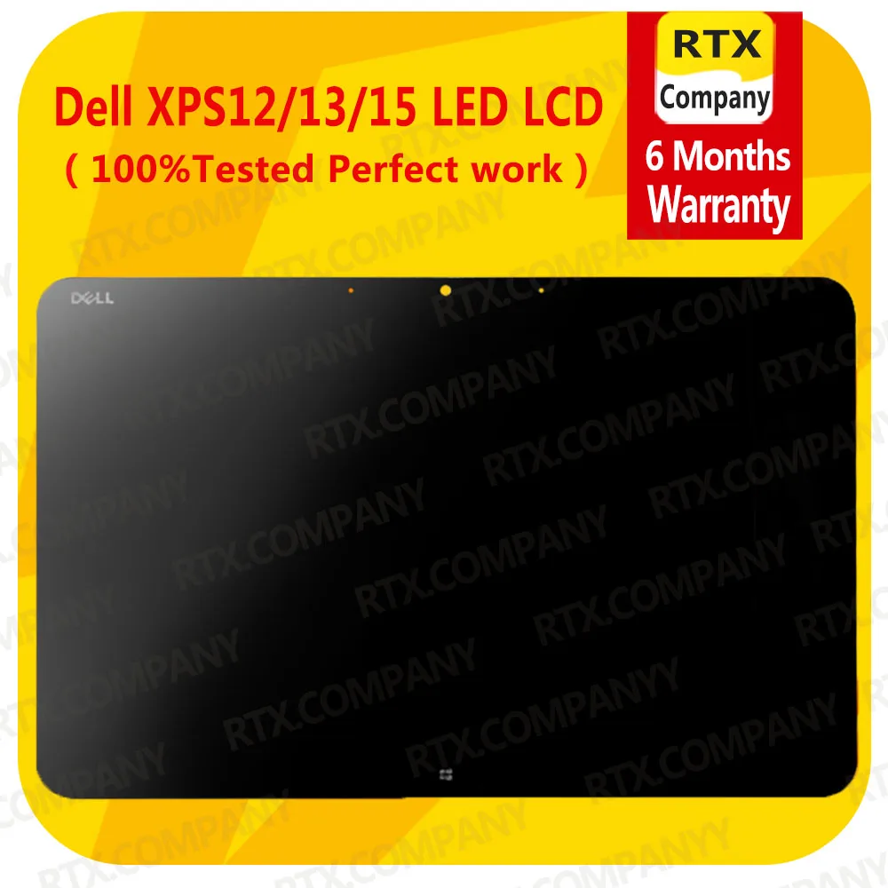 12 5 "для Dell XPS12 9Q23 9Q33 ЖК-дисплей сенсорный экран панель с рамкой LP125WF1 SPA2 SP E3 A3 A1
