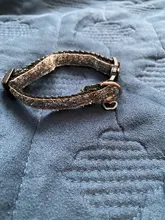 Collar con cascabel para gatos y gatitos, correa ajustable sólida para mascotas, suministros de plomo