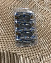 Gillette-Cuchillas de afeitar para hombre Fusion, 5 capas, cuchillas de seguridad, acero inoxidable, cuidado de la cara, 4 unidades