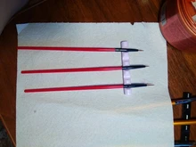 5/7/11mm clavo línea de arte pintura dibujo Flowder detallando delgada de Sripe red Pen manicura bricolaje herramientas 3 unids/set