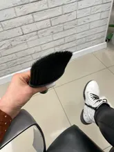 Brochas de barbero para pelo profesional, cepillo negro suave para pelo, cepillo de barba, herramienta de estilismo de peluquería