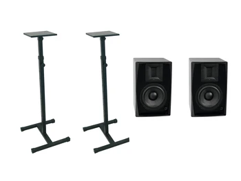 OMNITRONIC Set 2x ARM-6.5 studio monitor + 2x MO-1 stand
OMNITRONIC Set 2x ARM-6.5 studio monitor + 2x MO-1 stand