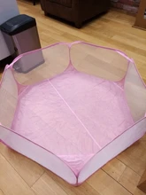 Corralito portátil de moda para mascotas, jaula de animales pequeños para interior/exterior, cerca de juegos para hámster, conejillos de indias
