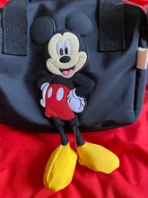 Nueva Disney Mickey Mouse dibujos animados chica bolso de los niños bolsa de almacenamiento de las niñas de dibujos animados Mickey Minnie Mouse bolso bolsos de hombro