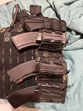 Funda para pistola Molle Mag, bolsa para revista militar, de 9mm Fastmag, con Clip para cinturón y funda suave Molle, bolsa de plástico