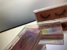 YSDO-pestañas 3D de visón esponjoso, pestañas postizas largas naturales gruesas, 1 par