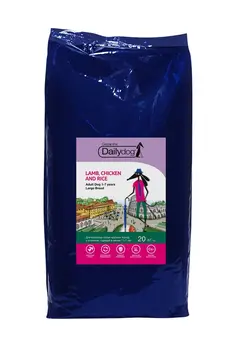 Dailydog casual dog adult large lamb & chicken and rice for dogs Ram/chicken/Rice x 1 pc 
Dailydog casual dog adult large lamb & chicken and rice for dogs Ram/chicken/Rice x 1 pc