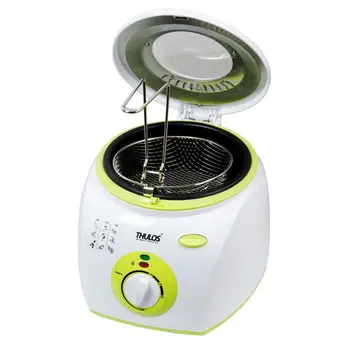 Freidora eléctrica 2 litros, 1300W, tapadera con ventana. THULOS TH-FR20 Con Termostato. Cesta con asa desmontable.
Freidora eléctrica 2 litros, 1300W, tapadera con ventana. THULOS TH-FR20 Con Termostato. Cesta con asa desmontable.