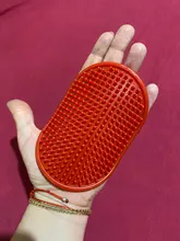 Goma blanda para perro, cepillo para el baño, masaje de limpieza, cepillo para gato, azul, rojo, verde, suministros para mascotas