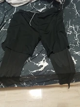 Fitness Shorts Soccer-Workout Gym Jogging Sport Quick-Dry High-Quality Mens 2-In-1