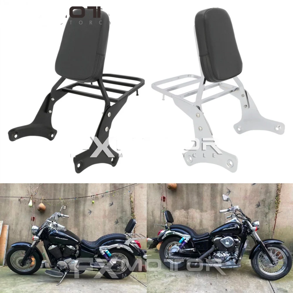 Backrest Sissy Bar Luggage Rack Cushion Motorcycle Cruiser Bike for Honda Shadow ACE VT400 VT750 97-03
Backrest Sissy Bar Luggage Rack Cushion Motorcycle Cruiser Bike for Honda Shadow ACE VT400 VT750 97-03