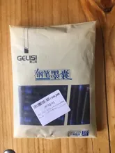 Pluma estilográfica desechable de 3,4mm de diámetro, recargas de cartuchos de tinta, botella/juego de bolsas, azul/negro/rojo, suministros de papelería de oficina, 50 Uds.