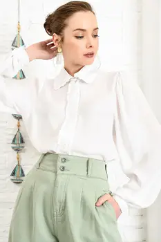 Trend Alacati Style Women Colar And Fronting Ruffle Detail Woven Shirt ALC-X3921
Trend Alacati Style Women Colar And Fronting Ruffle Detail Woven Shirt ALC-X3921