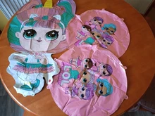 Lol Surprise-modelo de globos de aluminio para niños y niñas, decoración de fiesta de cumpleaños, juguetes de acción, película, regalos para niños, suministros de fiesta