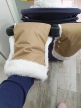 1 par de guantes para cochecito, accesorio para cochecito impermeable, guantes para cochecito de invierno, guantes suaves, accesorios de cochecito de bebé